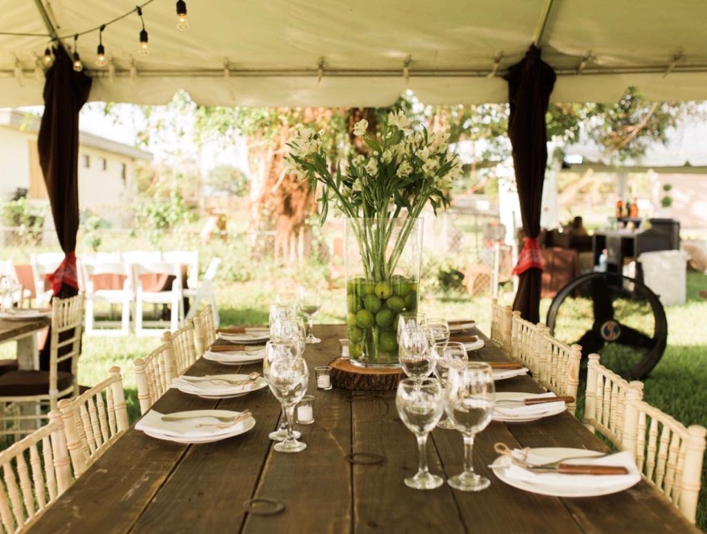 Tented Long Table / Golden Hour